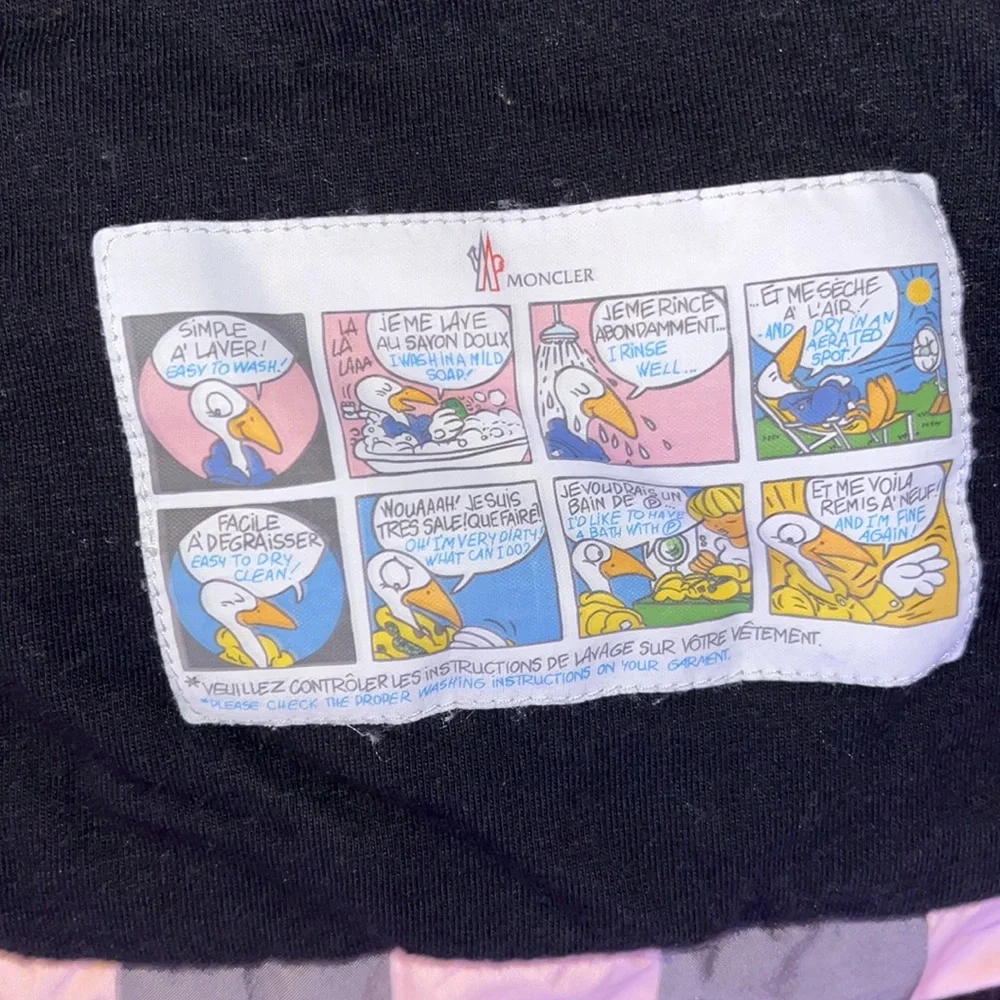 Moncler Avila Jacket - Toddler Size 3 - Pink & Black - Picture 6 of 9